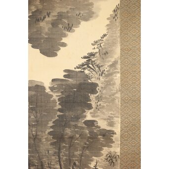 児玉果亭【山水春夏秋冬】四幅対 掛軸　Z395 