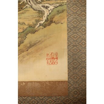 児玉果亭【山水春夏秋冬】四幅対 掛軸　Z395 