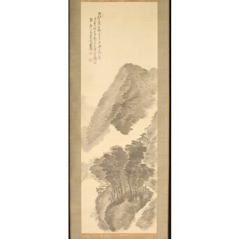 児玉果亭【山水春夏秋冬】四幅対 掛軸　Z395 