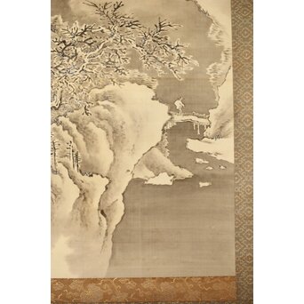 児玉果亭【山水春夏秋冬】四幅対 掛軸　Z395 