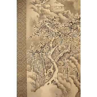 児玉果亭【山水春夏秋冬】四幅対 掛軸　Z395 