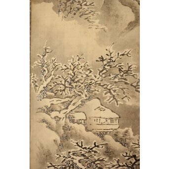 児玉果亭【山水春夏秋冬】四幅対 掛軸　Z395 