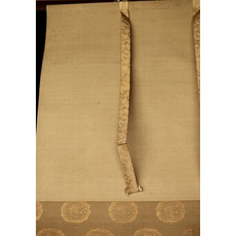 河内雅渓【鶴亀日出】三幅対掛軸　Z396 