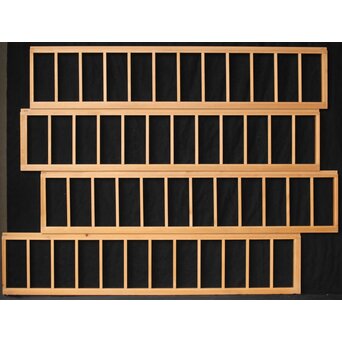 格子障子天袋/引戸 4枚1組　R0282 ここから障子を貼る面