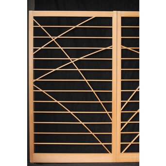 幾何学桟 中型障子戸 8枚1組　F249 