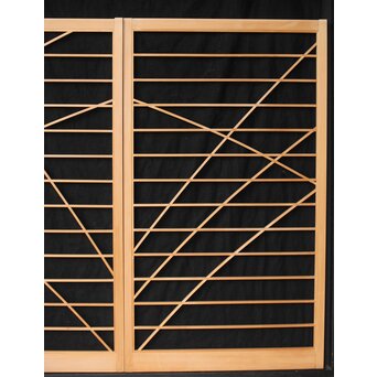 幾何学桟 中型障子戸 8枚1組　F249 