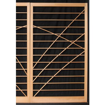 幾何学桟 中型障子戸 8枚1組　F249 