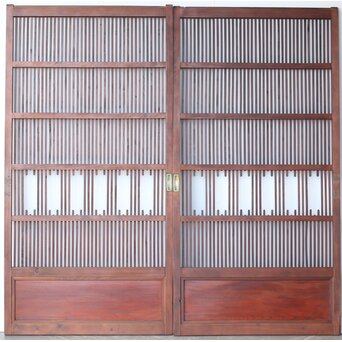 変則格子戸 4枚1組　L1075 AB　ウラ