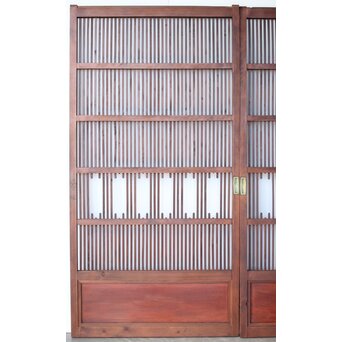 変則格子戸 4枚1組　L1075 障子枠はありません
