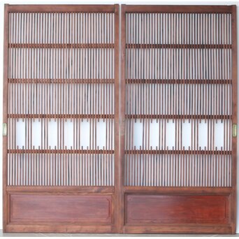 変則格子戸 4枚1組　L1075 AB　表