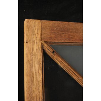 市松模様 菱形デザインガラス欄間 2枚1組　R0283 