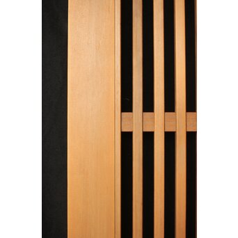 白木格子戸　L1076 横桟と縦桟がしっかりと組んでいます