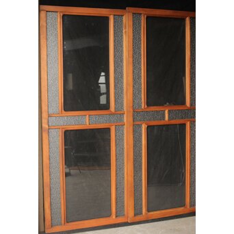 ガラス欄間 2枚1組　R0284 表面