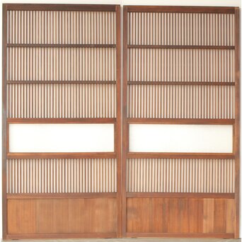 ダイアガラス格子戸 3枚1組　L1078 AB　ウラ