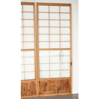 屋久杉 雪見障子戸 8枚1組　F250YD 