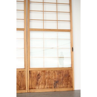 屋久杉 雪見障子戸 8枚1組　F250YD 