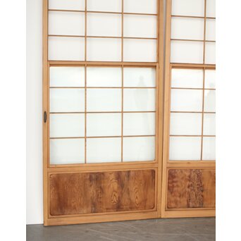 屋久杉 雪見障子戸 8枚1組　F250YD 