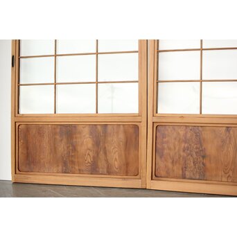 屋久杉 雪見障子戸 8枚1組　F250YD 