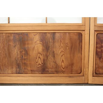 屋久杉 雪見障子戸 8枚1組　F250YD 