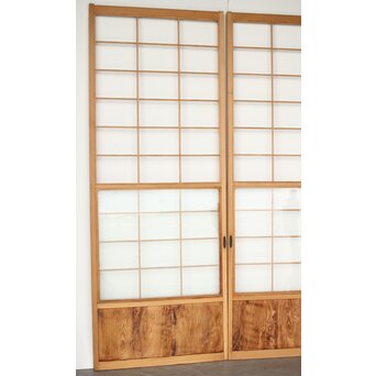 屋久杉 雪見障子戸 8枚1組　F250YD 
