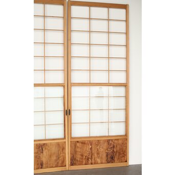 屋久杉 雪見障子戸 8枚1組　F250YD 