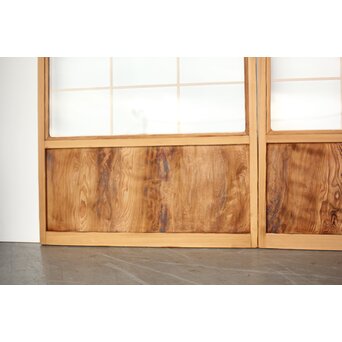 屋久杉 雪見障子戸 8枚1組　F250YD 