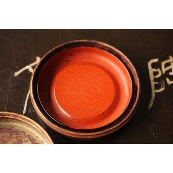 宮本商工 御下賜品 朱肉入蓋物　M351 