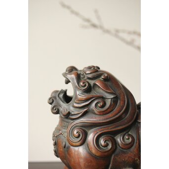 獅子銅香炉　M352 