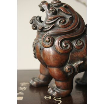 獅子銅香炉　M352 