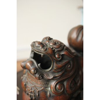 獅子銅香炉　M352 