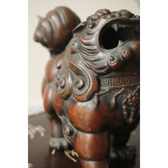 獅子銅香炉　M352 