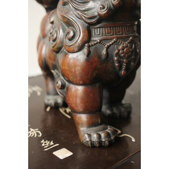 獅子銅香炉　M352 