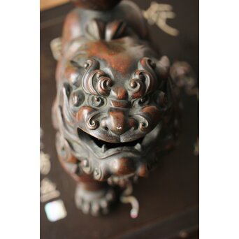 獅子銅香炉　M352 