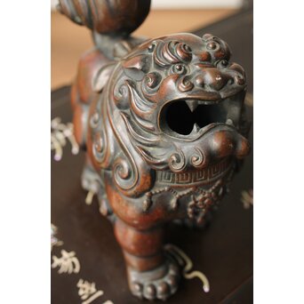 獅子銅香炉　M352 