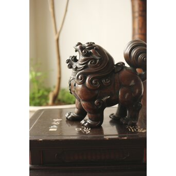 獅子銅香炉　M352 