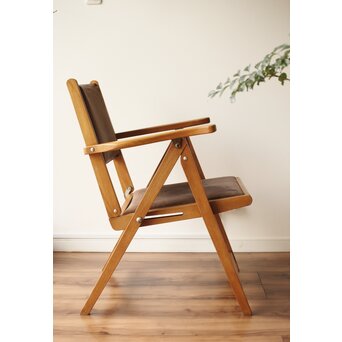 飛騨産業 オールドキツツキ 折りたたみ椅子 　T458