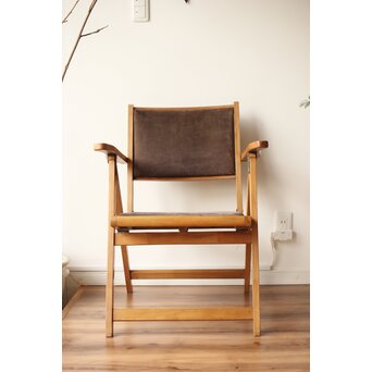 飛騨産業 オールドキツツキ 折りたたみ椅子 　T458 