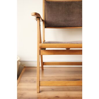 飛騨産業 オールドキツツキ 折りたたみ椅子 　T458 