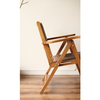 飛騨産業 オールドキツツキ 折りたたみ椅子 　T458 