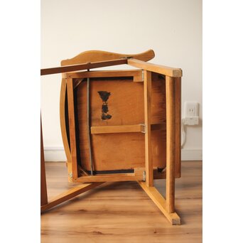 飛騨産業 オールドキツツキ 折りたたみ椅子 　T458 