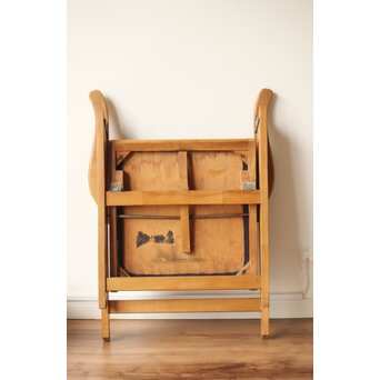 飛騨産業 オールドキツツキ 折りたたみ椅子 　T458 