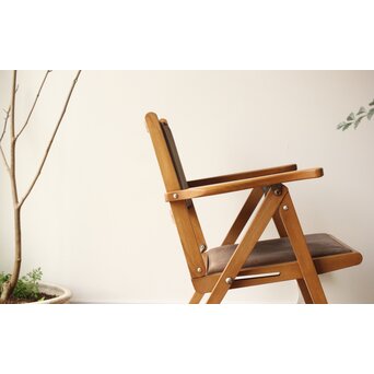 飛騨産業 オールドキツツキ 折りたたみ椅子 　T458 