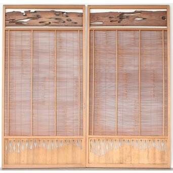 意匠簀戸 2枚1組　F252
