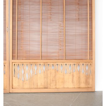意匠簀戸 2枚1組　F252 腰板の透かしも洒落ています