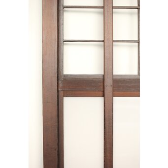 乳白色アクリル 障子枠付 五本格子戸 3枚1組　L1079 