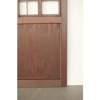 乳白色アクリル 障子枠付 五本格子戸 3枚1組　L1079 