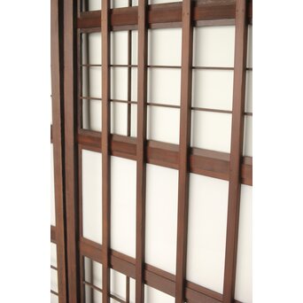 乳白色アクリル 障子枠付 五本格子戸 3枚1組　L1079 