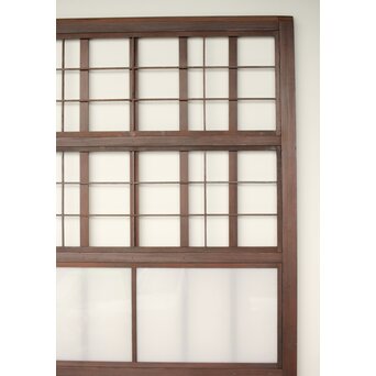 乳白色アクリル 障子枠付 五本格子戸 3枚1組　L1079 