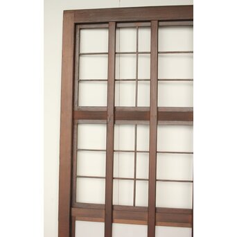 乳白色アクリル 障子枠付 五本格子戸 3枚1組　L1079 