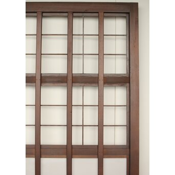 乳白色アクリル 障子枠付 五本格子戸 3枚1組　L1079 